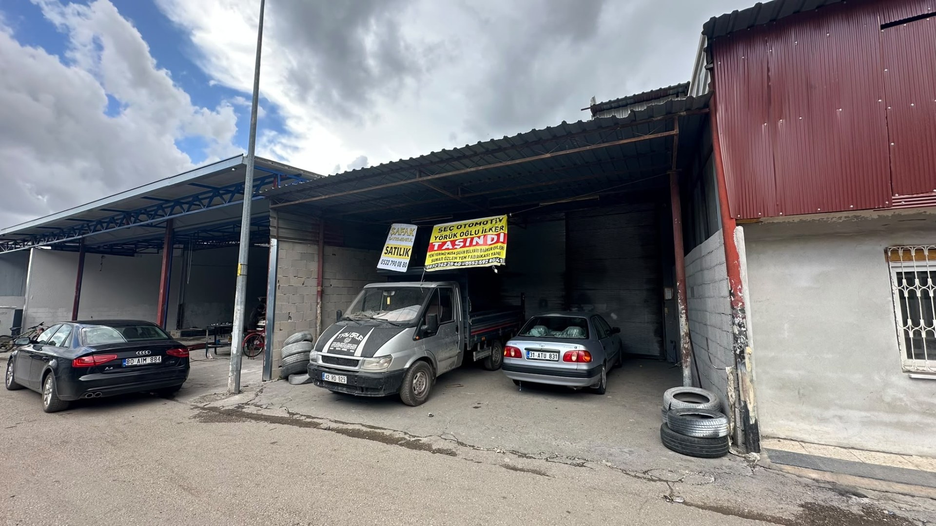 ŞAFAK / Küçük Sanayi Sitesinde Satılık İş Yeri